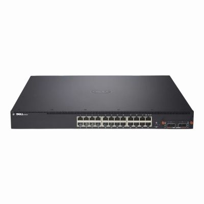 5YNDB Dell PowerConnect N4000 Series N4032F 24 x SFP+ Ports 10GBase-X Layer 3 Managed 1U Rack-mountable Gigabit Ethernet Network Switch