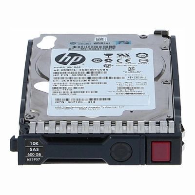 653957-001B HPE 600GB 10K RPM 6Gb/s SAS 512n Hot Swap 2.5-Inch Internal Hard Drive