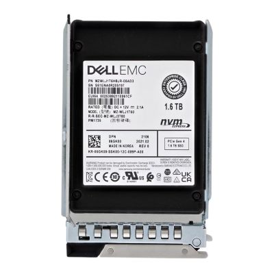 6GK00 Dell 1.6TB PCIe 4.0 x8 NVMe TLC M.2 2280 Solid State Drive