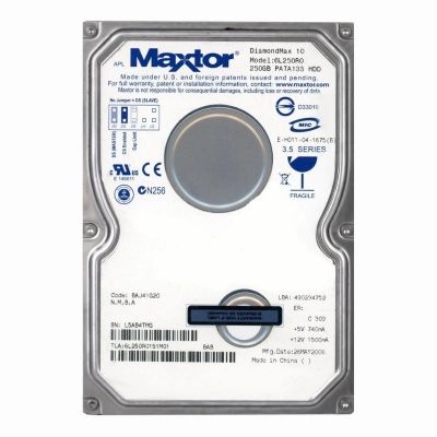 Maxtor 6L250R0 DiamondMax 10 250GB 7200RPM ATA-133 16MB Cache 3.5-Inch Hard Drive