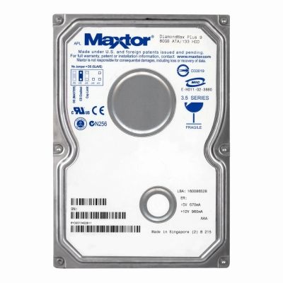 6Y080P0422811 - Maxtor 80GB 7200RPM ATA-133 133MB/s 3.5-in Hard Drive