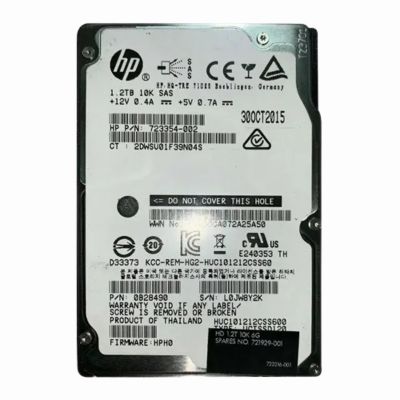 721929-001 HP Savvio 10K.7 1.2Â TB 10KÂ RPM 6Gb/s SASÂ 64Â MBÂ Cache 2.5-Inch Hotâ€‘Swappable SFF Hard Disk Drive 
