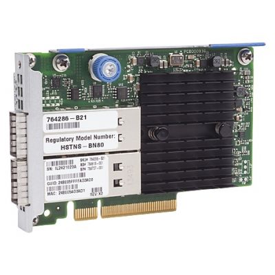 764738-001 HP InfiniBand FDR 544+FLR-QSFP 2 x Ports 10/40Gb QSFP Network Adapter