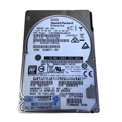 787175-002 HP 600GB 10000RPM SAS 6Gb/s 2.5-inch SFF Hard Drive