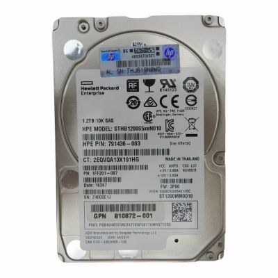 791436-003 HP 1.2TB 10K RPM 6Gb/s SAS 64MB Cache 2.5-inch Hot-Swap Hard Drive 