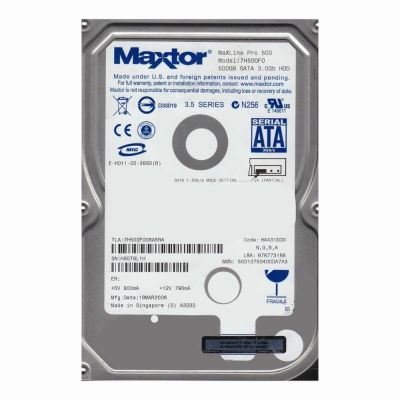 7H500F0 Maxtor MaxLine Pro 500 500GB 7200RPM SATA 3Gb/s 16MB Cache 3.5-Inch Hard Drive