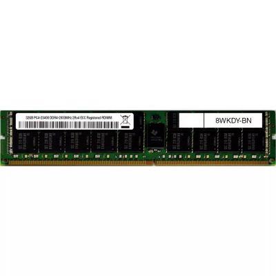 8WKDY Dell 32GB DDR4 PC4-23400 2933MHz RDIMM ECC CL21 1.2V Dual Rank x4 288-Pin Memory Module