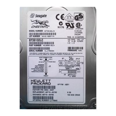 A3713-69750 HP 9GB 10000RPM Ultra2 Wide SCSI 3.5-inch Hard Drive