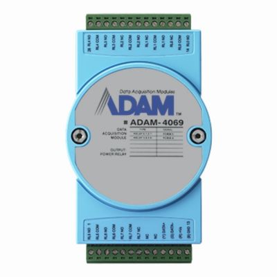 ADAM-4069 Advantech 8-Channel 24V DC Power Relay Remote I/O Module