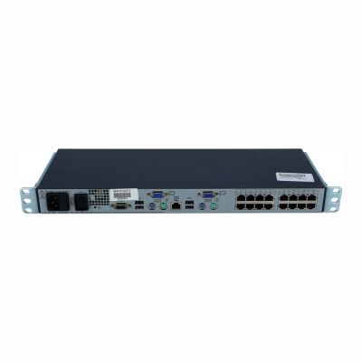 AF617A HP 0x2x16-Port Analog KVM Server Console Switch PS/2 RJ-45 G2 1U 2 Local Users Stackable