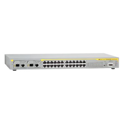 AT-8624T/2M-10-V2 Allied Telesis 24-Port Switch 2 Module Bays 10GbE Uplink