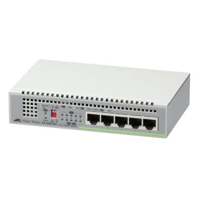 AT-GS910/5 Allied Telesis 5-Port 10/100Mbps Ethernet Switch Unmanaged