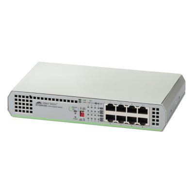 AT-GS910/8-10 Allied Telesis 8-Port 10/100/1000Base-T Gigabit Ethernet Switch