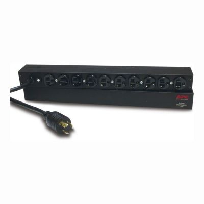 AP9564 APC 1920VA 120V 20A 50-60Hz 10 NEMA L5-20P Outlets 1U Rackmount Power Distribution Unit