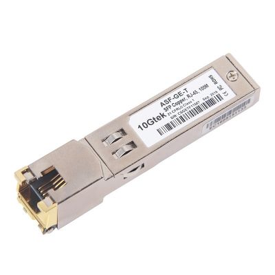 ASF-GE-T 10GTEK 1000BASE-T SFP RJ45 100M Transceiver Module