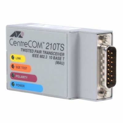 AT-210TS Allied Telesis 10Mb/s 10Base-T RJ-45 Connector Micro Transceiver Module