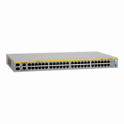AT-8000S/48-10 Allied Telesis 8000S Series 48 x Ports 10/100Base-TX + 2 x SFP Bays + 2 x Ports 1000Base-T Rack-mountable Layer 2 Managed Fast Ethernet Network Switch