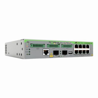 AT-GS980EM/10H Allied Telesis CentreCOM GS980EM 8 x Ports PoE++ 1000Base-T + 2 x Ports SFP Layer 3 Rack-Mountable Gigabit Ethernet Network Switch