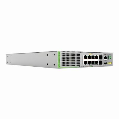 AT-GS980MX/10HSM-10 Allied Telesis CentreCOM GS980MX Series 8 x Ports 5Gigabit PoE+ + 2 x Ports SFP+ Layer 3 Managed Gigabit Ethernet Network Switch