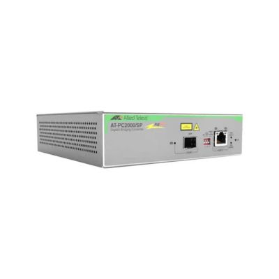 AT-PC2000/SP-960 Allied Telesis 1-Port PoE+ 1000Base-T Media Converter