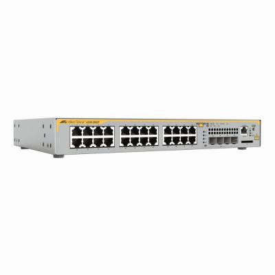 AT-X230-28GT-50 Allied Telesis x230 Series 24 x Ports 1000Base-T + 4 x Ports SFP Rack-mountable Layer 3 Managed Gigabit Ethernet Network Switch