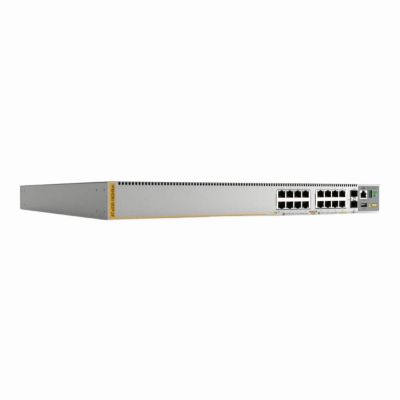AT-X530-18GHXM-10 Allied Telesis x530 AT-X530-18GHXM 16 x Ports PoE++ 5GBase-T + 2 x Ports SFP+ Layer 3 Managed Rack-mountable Stackable Gigabit Ethernet Network Switch
