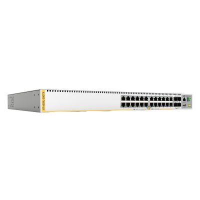 AT-X530L-28GTX-90 Allied Telesis x530L AT-X530L-28GTX 24 x Ports 1000Base-T + 4 x Ports SFP+ Layer 3 Managed Rack-mountable Stackable Gigabit Ethernet Network Switch