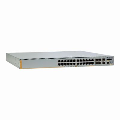 AT-X610-24TS-POE Allied Telesis x610 + 20 x Ports PoE+ 1000Base-T + 4 x Combo SFP Layer 3 Managed Rack-Mountable Gigabit Ethernet Network Switch