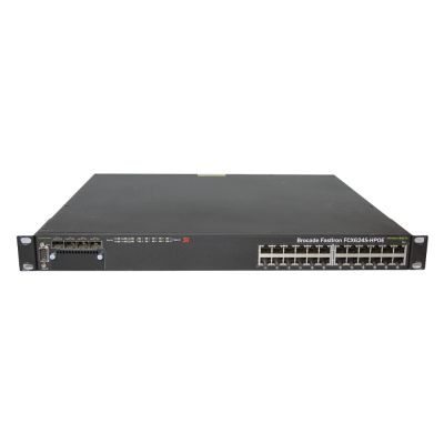 FCX624S-HPOE-ADV Brocade 24-Port Gigabit PoE+ Layer 2/3 Switch