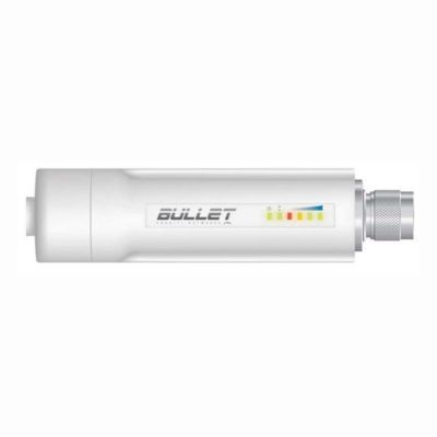 BULLETM5-HP Ubiquiti Bullet M5 AirMax 100Mb/s IEEE 802.11n 1 x Port 10/100Base-TX 5GHz Zero-Variable Weatherproof Outdoor Radio