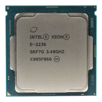 BX80684E2236 Intel Xeon E-2236 3.40GHz 8GT/s 12MB Smart Cache Socket FCLGA1151 6-Core Processor