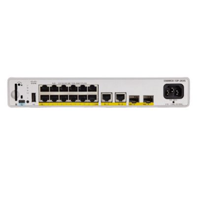 C9200CX-12P-2X2G-E Cisco Catalyst 9200CX 12x 10/100/1000 PoE+ & 2x 1000Base-T with 2x 10 Gigabit SFP+ uplink Ports Layer 3 Network Switch