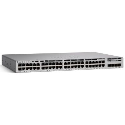 Cisco Catalyst 9200L 12-Ports Multigigabit and 36-Ports 10/100/1000BASE-T PoE+ Layer 3 Rack-mountable Managed Network Switch with 4-Ports SFP+