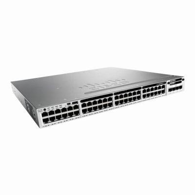 C9300-48P-A Cisco Catalyst 9300 Series 48 x Ports PoE+ 10/100/1000Base-T Layer 3 Managed 1U Rack-mountable Gigabit Ethernet Network Switch