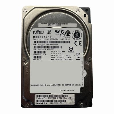 CA07068-B12500ES Fujitsu 146GB 10K RPM SAS 2.5-Inch Hard Disk Drive