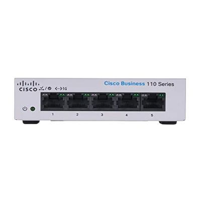 Cisco CBS110-5T-D Business 110 Series 110-5T-D 5-Ports Unmanaged Switch