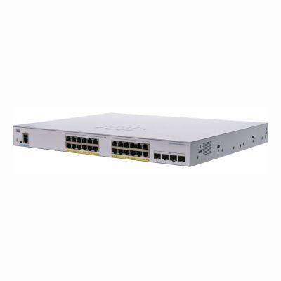 CBS250-24P-4G Cisco Business 250 Series 24-Ports 10/100/1000Base-T RJ-45 PoE+ 4-Ports 1000Base-X SFP Rack-mountable Gigabit Ethernet Smart Switch