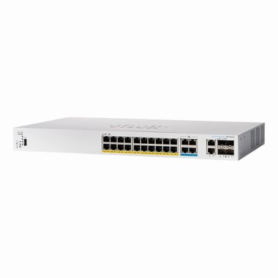 CBS350-24MGP-4X Cisco Business 350 Series CBS350-24MGP-4X 20 x RJ-45 Ports PoE+ 1000Base-T 4 x RJ-45 Ports PoE+ 2.5GBase-T 2 x Combo RJ-45/SFP+ Ports 2 x SFP+ Ports Layer 3 Managed Rack-Mountable Gigabit Ethernet Network Switch