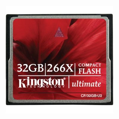 CF/32GB-U2 Kingston 32GB 266x CompactFlash Memory Card