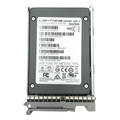 16-100717-01 Cisco 400GB SAS 12Gbps 2.5-inch SFF Solid State Drive