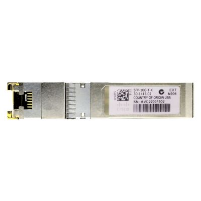 30-1413-02 Cisco 10GBASE-T SFP+ 30m Cat6A RJ-45 Copper Transceiver