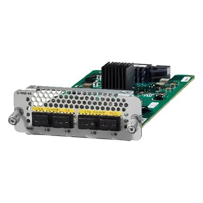 C-NIM-4X Cisco 4-port Layer 2/3 GE Switch Network Interface Module