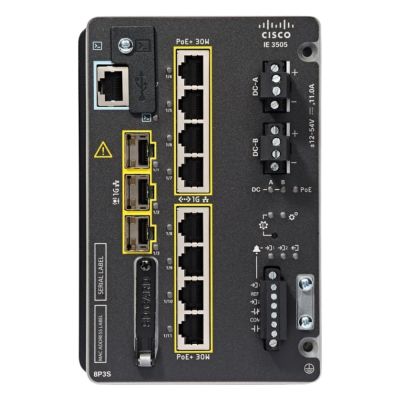 IE-3505-8P3S-E Cisco IE3500 with 8 GE PoE+ and 3 GE SFP Advanced Modular Network Essentials