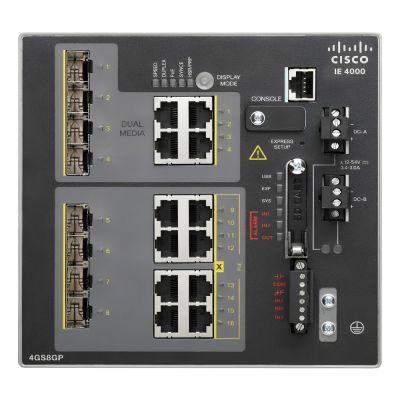 IE-4000-4GS8GP4G-E Cisco Industrial Ethernet 4000Series Managed Switch