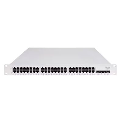 MS150-48LP-4G Cisco Meraki MS150 48-Port Gigabit PoE+ Cloud-Managed Stackable Switch (370W PoE)