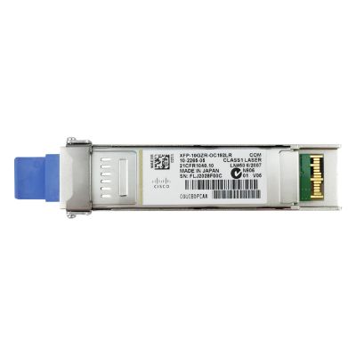 XFP-10GZR-OC192LR Cisco 10GBASE-ZR/OC-192 LR2 XFP Optical Transceiver Module