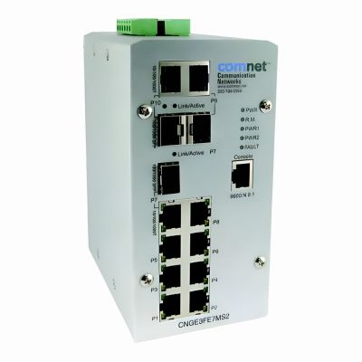 CNGE3FE7MS2K ComNet 10 x Ports 1000Base-FX Layer 2 Managed Fast Ethernet Network Switch
