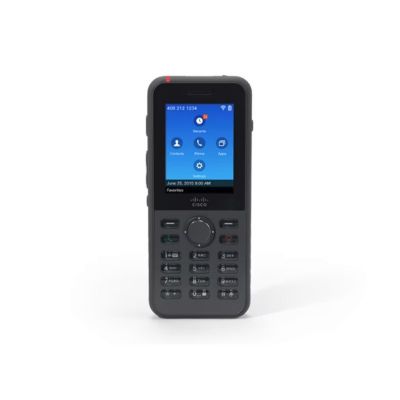 CP-8821-K9 Cisco Unified Wireless IP Phone 8821 - Cordless Extension Handset - Bluetooth Interface - 2.4-Inch, Black 