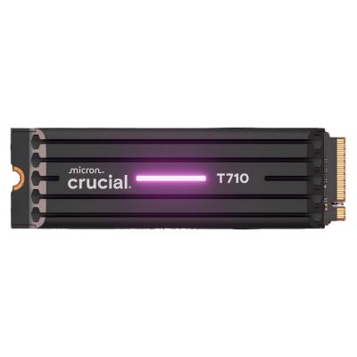 CT1000T710SSD5 Crucial T710 1TB NVMe PCIe Gen5 x4 M.2 2280 SSD with Heatsink