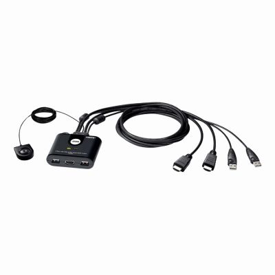 CS22HF ATEN 2 Port USB FHD HDMI Cable KVM Switch